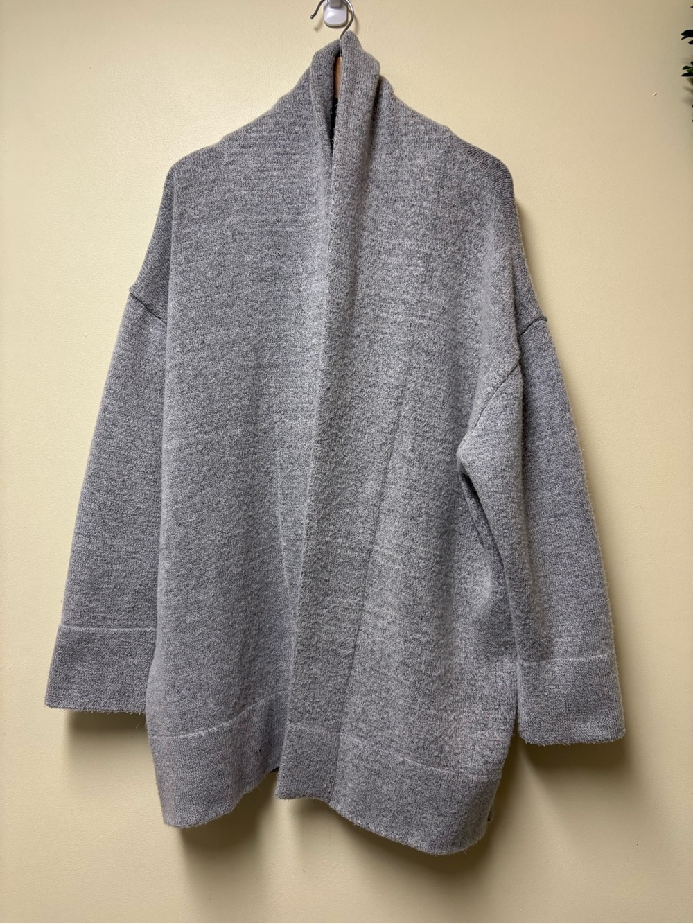 Pull&Bear Heavy Gray Oversized Cozy Cardigan - Small
